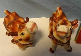 Vintage - Anthropomorphic -UNIQUE- RELCO larger COW Salt ...