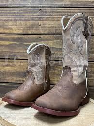 Roper 3368 Kids Western Stitch Boot Brown Tan – J.C. Western ...