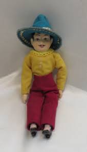 Vintage 1950s Collectible Unbranded Mexican Male Porcelain Doll Figurine | eBay
