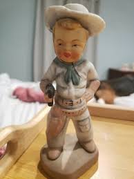 Vintage Made in Japan Maruri Cowboy Figurine | eBay
