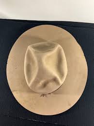 VINTAGE BROWN FELT SMOKEY SHERIFF HAT BILTMORE CANADA SZ. 7 ...