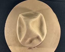 Vintage Brown Felt Smokey Sheriff Hat Biltmore Canada Sz. 7 ...