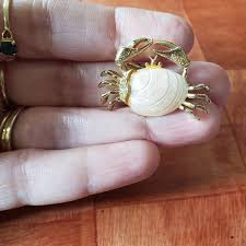 Estate | Jewelry | Vintage Rhinestone Crab Brooch | Poshmark