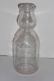 VINTAGE EMBOSSED GLASS QUART CREAM TOP MILK BOTTLE ~MARTINS FERRY OHIO | eBay
