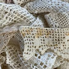 Vintage Crochet Doily Snippets: Mixed Media & Junk Journal ...