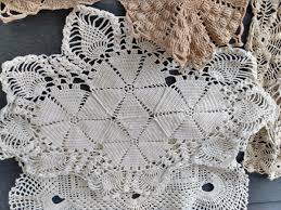 Vintage Crochet Decorative Dollies/Runners - Lot of 6 ...