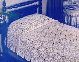 1940's Vintage Crochet Book - Bedspreads to Knit and Crochet - Gracie Square, Arrow and Rose, Nocturne, Old Colonial - Digital Download PDF - Etsy