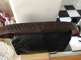 VTG BALLEN SNAKE SMALL PURSE BROWN | eBay