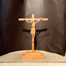 Vintage Carved Wooden Crucifix Cross, Luzern, Ca: 1950s.. - Etsy