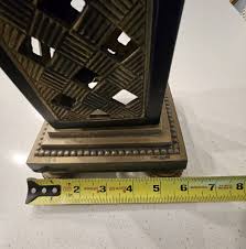 Vintage MCM 2 Tone Brass and Steel Obelisk Rare Unique Beautiful Impressive. | eBay