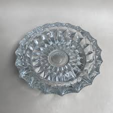 Rare Schneider Crystal Ashtray - Gold Glitter Inclusions - France, Schneider Factory - Reconstruction - 1950 - Etsy