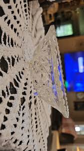 Vintage Crystal Cut Glass trinket/candy dish with legs Scalloped rim · Whatnot: Shop, Sell, Connect