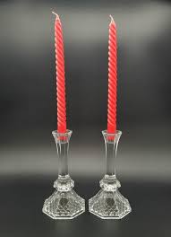 American Crystal Collection Candlesticks Quilted Pattern ...