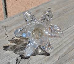 Vintage 6" Decorative Clear Hand Blown Art Glass Christmas ...