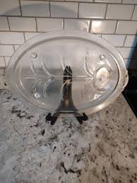 Inland Glass - Meat/Fish Footed Platter Vintage Rare | eBay