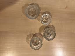 Salt Cellars Set of 4 Crystal Clear Glass Variety Round ...