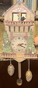 Vintage Quartz Cuckoo Clock With Hunters Chase Bear And Eagle's-Complete-***Read | eBay