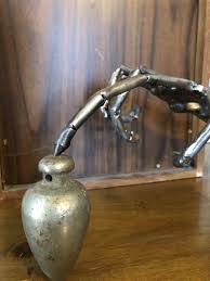Hand Made Skeleton Hand Sculpture Metal Art North Carolina ...