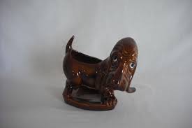 Basset Hound Planter Trinket Dish Coin Tray Vintage FM-F USA ...