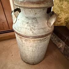 Vintage Model Dairy Reno Metal Milk Jug | EstateSales.org