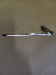 VINTAGE WEKSLER GLASS THERMOMETER -40 TO 120F STAINLESS CASE ...