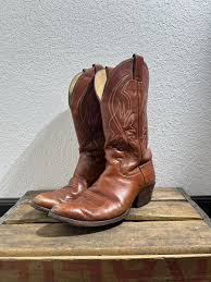 Vintage Justin USA Made Cowboy Boots with KILLER Patina Men's 9.5 D | eBay