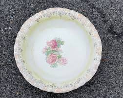 Iridescent Porcelain, Antique 10.50 Inch Rose Design Bowl, With Gold Flower Highlights, 1930s China, Centerpiece Bowl, Cottage Style - Etsy