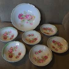 Vintage Thomas “emerald” - Set of Four Fruit, Dessert or Sauce Bowls, Bavarian China, Tea Party China - Etsy