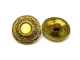 Vintage Gold Floral Shank Buttons: Sewing & DIY Crafts ...