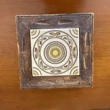 Vintage | Accents | Pair Of Vintage Wooden Tile Plates Home ...