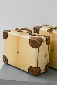 Chloé pair of travel luggage in vintage parchment For Sale at 1stDibs | chloe suitcase bag, lady locks husband in suitcase, chloe travel bag