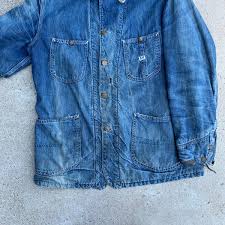 1950's Long L Lee 81-LJ Blanket Lined Denim Chore Coat 42 ...