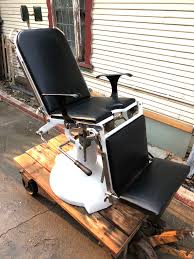 Vintage barber/dental/tattooing Chair from the Shampaine Co ...