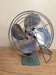 Vintage A.C. Gilbert Metal Desk Fan Oscillating 10 ...