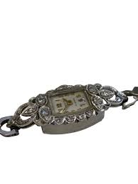 Vintage Provis Swiss 14K White Gold Diamond Women's Watch - Etsy