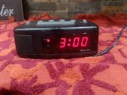 Westclox Black Alarm Clock Model # 22721 | eBay