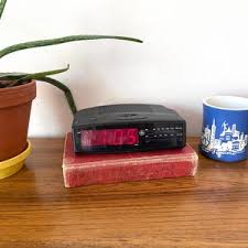 Vintage 90's GE Digital Alarm Clock Radio AM/FM Model 7-4815A, Working 90s General Electric Black Digital Clock Radio With Battery Backup - Etsy