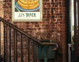 Parks and Rec - Jj's Diner Travel Advertisement Poster Original Artwork - Etsy