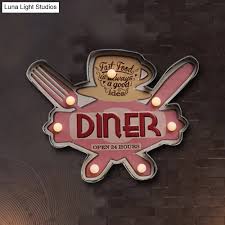 Beer/Car/Anchor Sign Battery Operated LED Flush Wall Sconce Night – LunaLightStudios