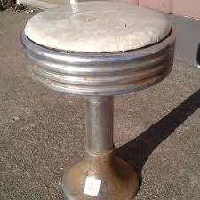 Chrome Bar Stool 24" or 30" Tall Vintage Quaker State Oil Auto Garage Theme Logo - Etsy