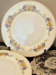 Vintage Kikusi Bone China Dinner Plates, 10 Inch, Japan, Set ...
