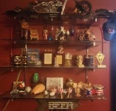 Glass Bar And Glass Shelves