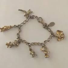 Disney | Jewelry | Vintage Disney Charm Bracelet | Poshmark