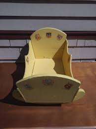 Vintage Wooden Doll Bed - Etsy