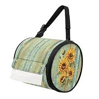 Amazon.com - Zanxiantu Southwest Aztec Camping Toilet Paper Holder Sunflower Cattle Hanging Toilet Paper Holder with Adjustable Straps Car Paper Towel Holder Paper Storage Bag for Kitchen Bedroom