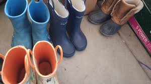 Snow Boots And Rain Boots Size 8-10