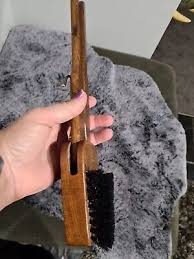 Vintage Folding Clothes Brush Wooden Coat Hanger West Germany | eBay Australia