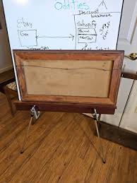 Oil on canvas signed B. Braun 29.5 x 16 Waterfront scene Rich earth tones 1930s | eBay