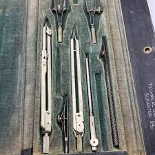 Vtg USA Made Scranton, PA “TESCO” Academic Drafting Tool Set ...