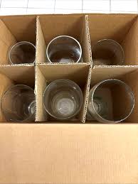 Pier 1 Craft Beer Tasting Set of 6 Assorted Clear Glass Sizes and Shapes Boxed | eBay